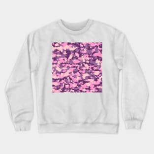 Pink Digital Camouflage Crewneck Sweatshirt